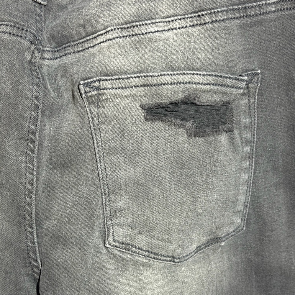NWT Maurice’s High Rise Distressed Black Women's Jeggings Size Large Regular - Picture 8 of 9